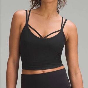 Lululemon Align Strappy Ribbed Tank Top in Black